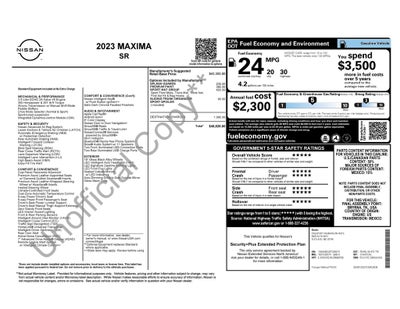 2023 Nissan Maxima SR
