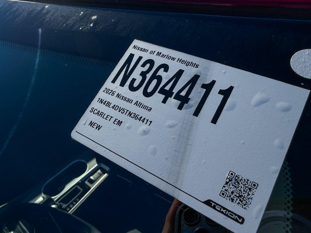 2026 Nissan Altima 2.5 SV