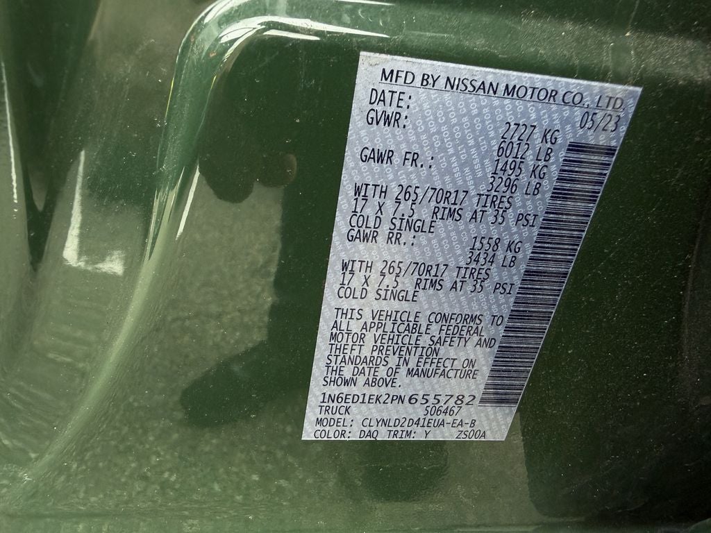 2023 Nissan Frontier PRO-4X