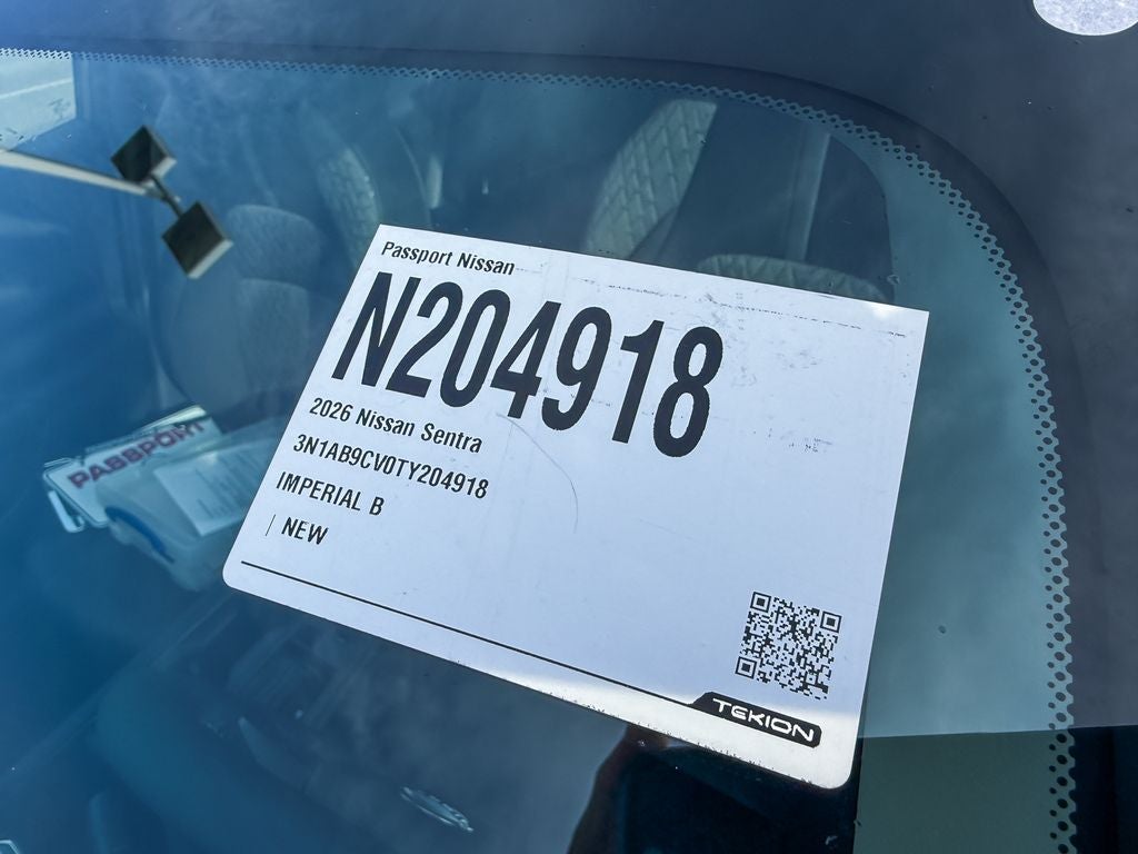 2026 Nissan Sentra SV