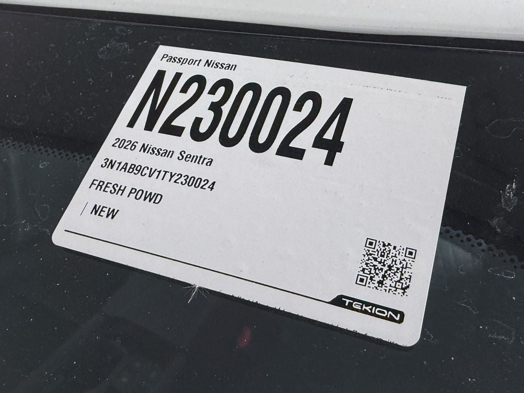 2026 Nissan Sentra SV