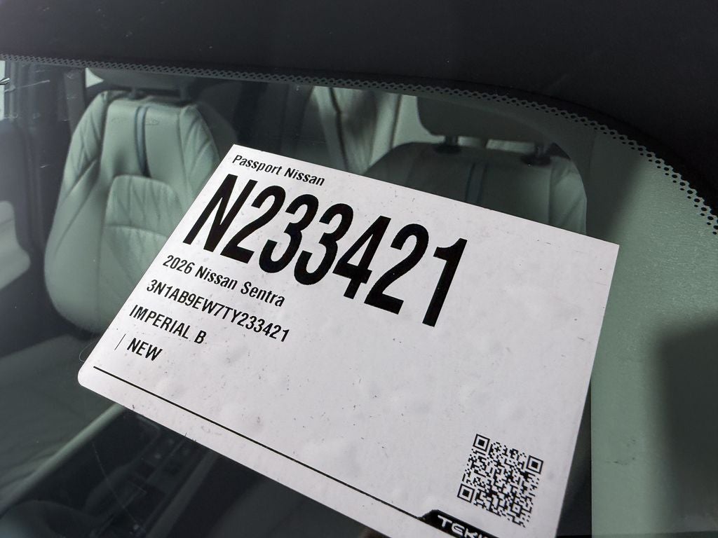 2026 Nissan Sentra SL