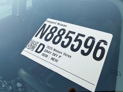 2025 Nissan Versa 1.6 SV