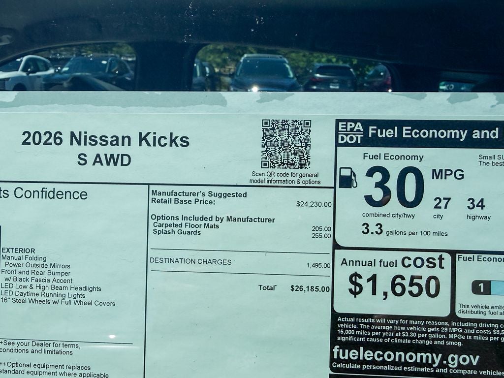2026 Nissan Kicks S