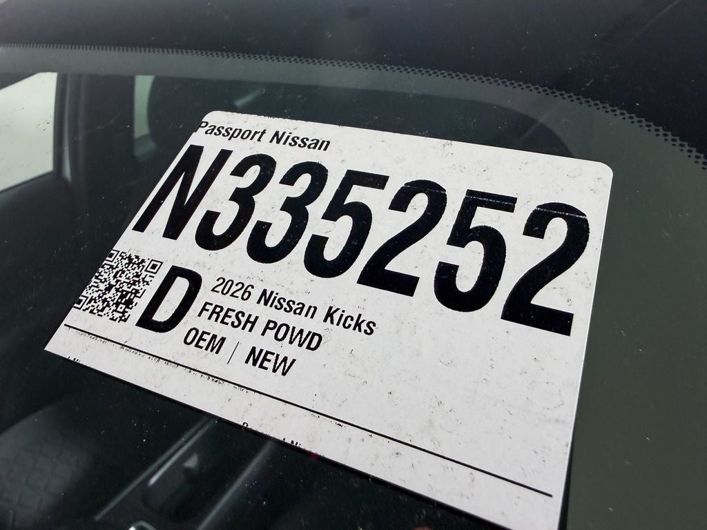 2026 Nissan Kicks SV