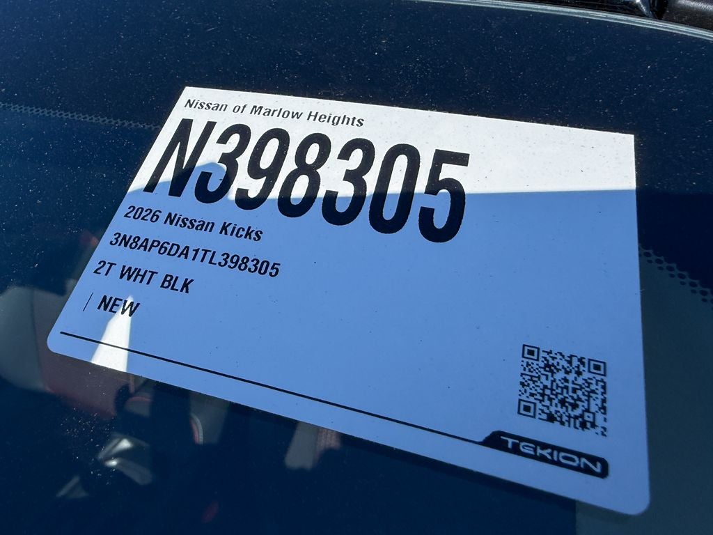 2026 Nissan Kicks SR