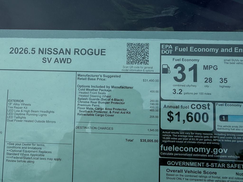 2026 Nissan Rogue SV