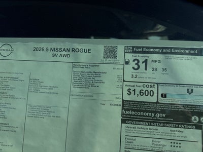 2026 Nissan Rogue SV