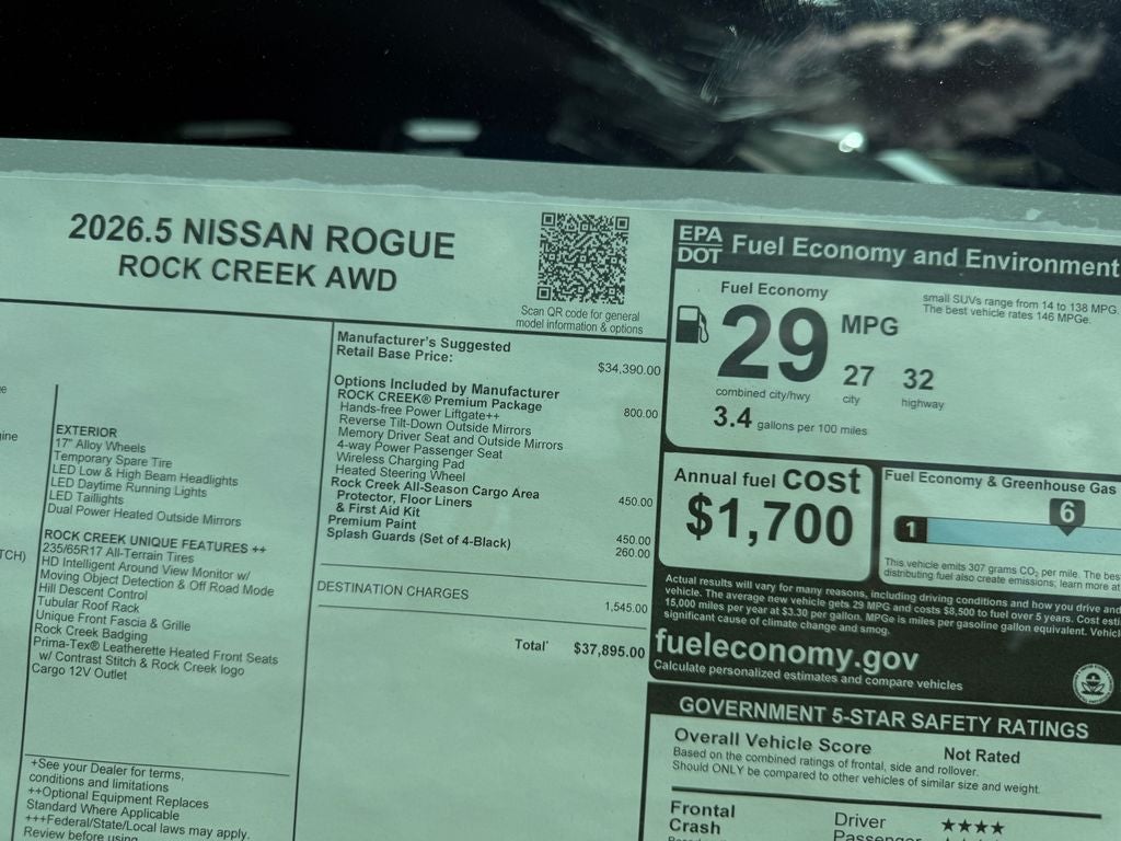 2026 Nissan Rogue Rock Creek