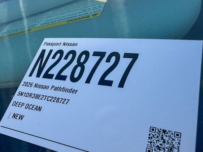 2026 Nissan Pathfinder SV