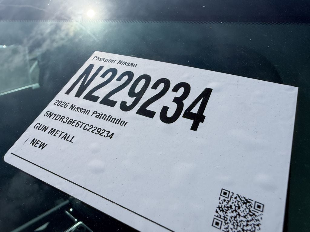 2026 Nissan Pathfinder SV