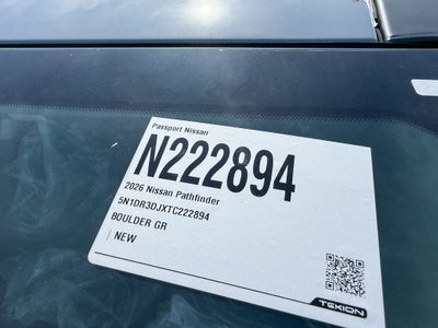 2026 Nissan Pathfinder Platinum