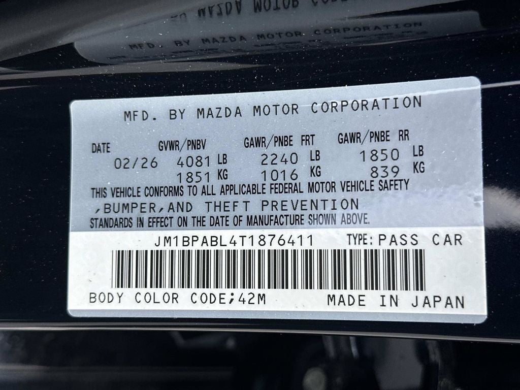 2026 Mazda Mazda3 Sedan 2.5 S Select Sport