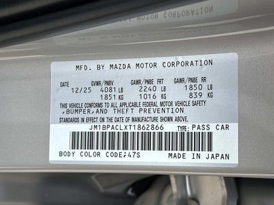 2026 Mazda Mazda3 Sedan 2.5 S Preferred