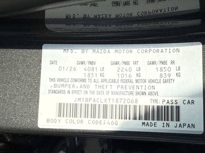 2026 Mazda Mazda3 Sedan 2.5 S Preferred
