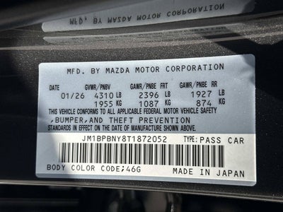 2026 Mazda Mazda3 Hatchback 2.5 Turbo Premium Plus AWD
