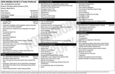 2026 Mazda Mazda CX-90 3.3 Turbo Preferred AWD