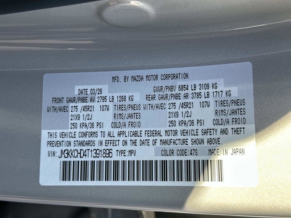 2026 Mazda Mazda CX-90 3.3 Turbo Premium Sport AWD