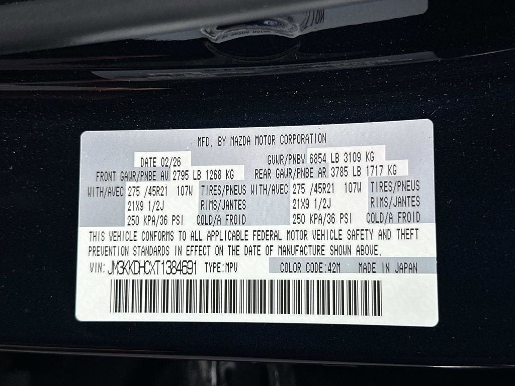 2026 Mazda Mazda CX-90 3.3 Turbo S Premium Sport AWD