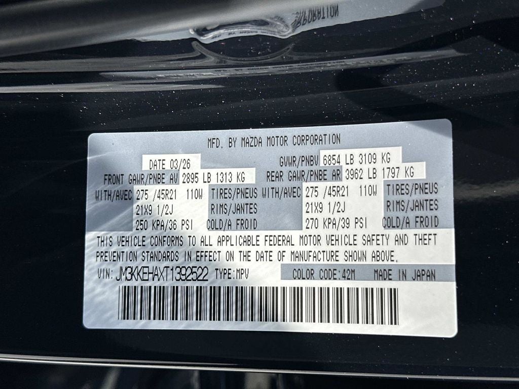 2026 Mazda Mazda CX-90 Plug-In Hybrid Premium Plus AWD