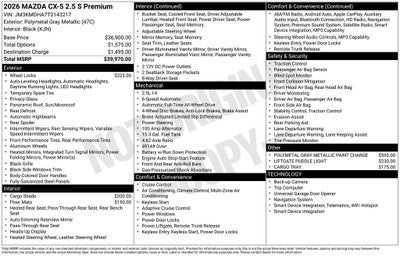 2026 Mazda Mazda CX-5 2.5 S Premium