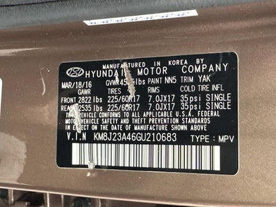 2016 Hyundai Tucson SE