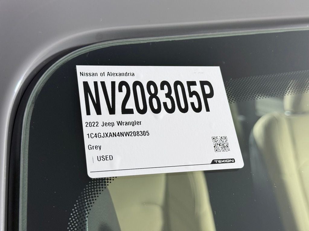 2022 Jeep Wrangler Sport S