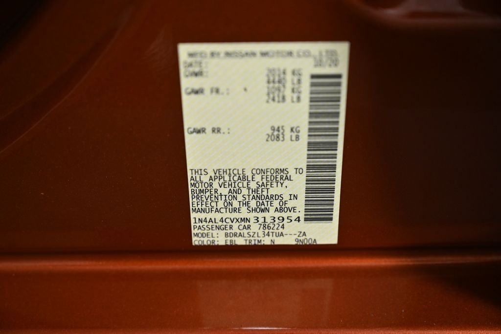 2021 Nissan Altima 2.0 SR