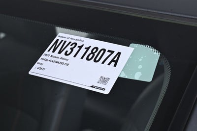 2022 Nissan Altima 2.5 SR Nissan Certified
