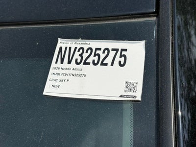 2026 Nissan Altima 2.5 SR