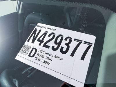 2025 Nissan Altima 2.5 SV