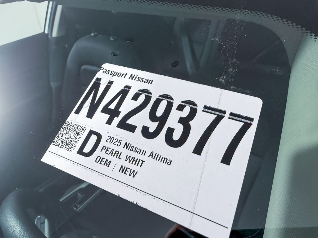 2025 Nissan Altima 2.5 SV