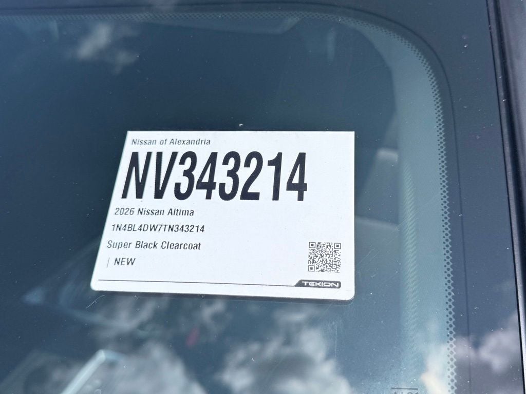 2026 Nissan Altima 2.5 SV