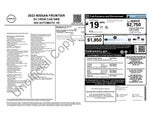 2022 Nissan Frontier SV Nissan Certified