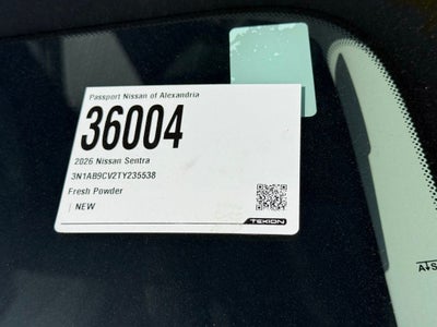 2026 Nissan Sentra SV