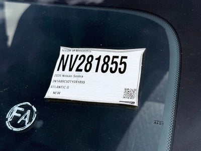 2026 Nissan Sentra SV