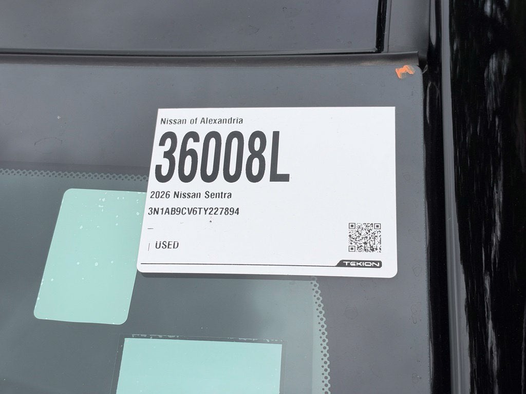 2026 Nissan Sentra SV Nissan Certified