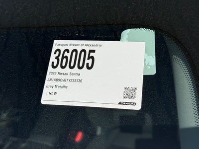 2026 Nissan Sentra SV