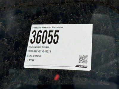 2026 Nissan Sentra SV