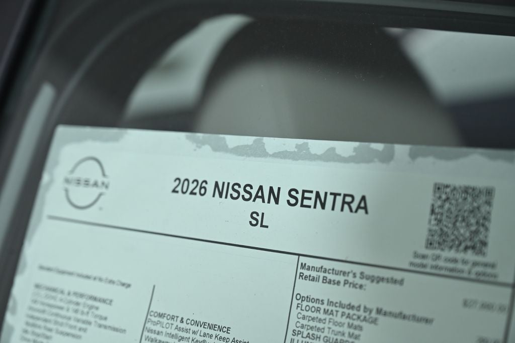 2026 Nissan Sentra SL