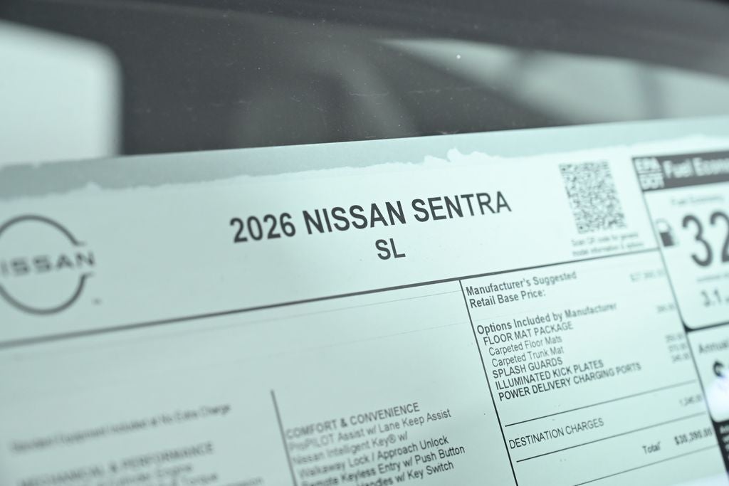 2026 Nissan Sentra SL