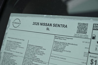 2026 Nissan Sentra SL