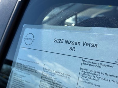 2025 Nissan Versa 1.6 SR