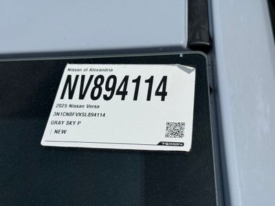2025 Nissan Versa 1.6 SR