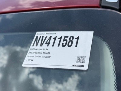 2026 Nissan Kicks SV