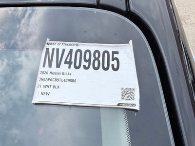 2026 Nissan Kicks SV