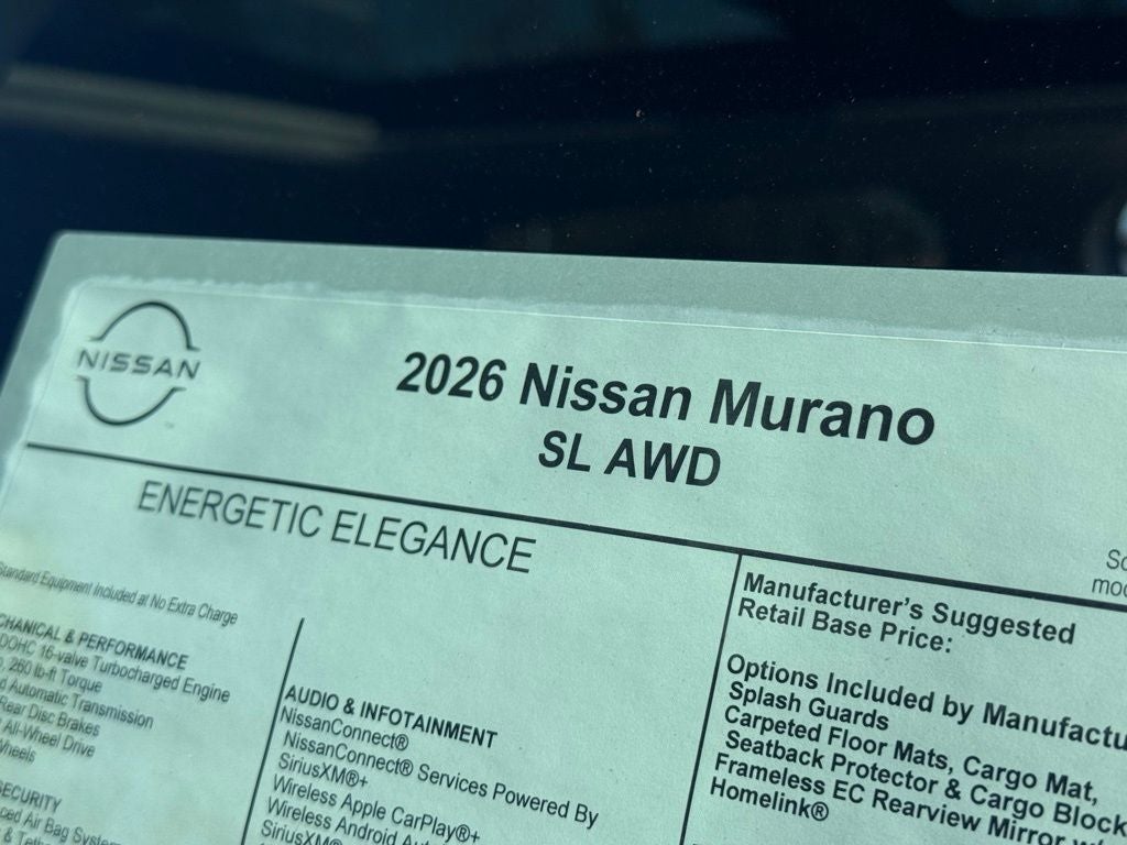2026 Nissan Murano SL