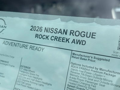 2026 Nissan Rogue Rock Creek