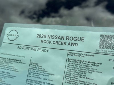 2026 Nissan Rogue Rock Creek