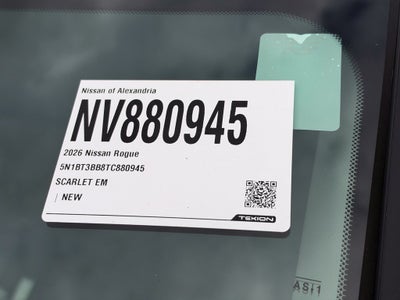 2026 Nissan Rogue SV